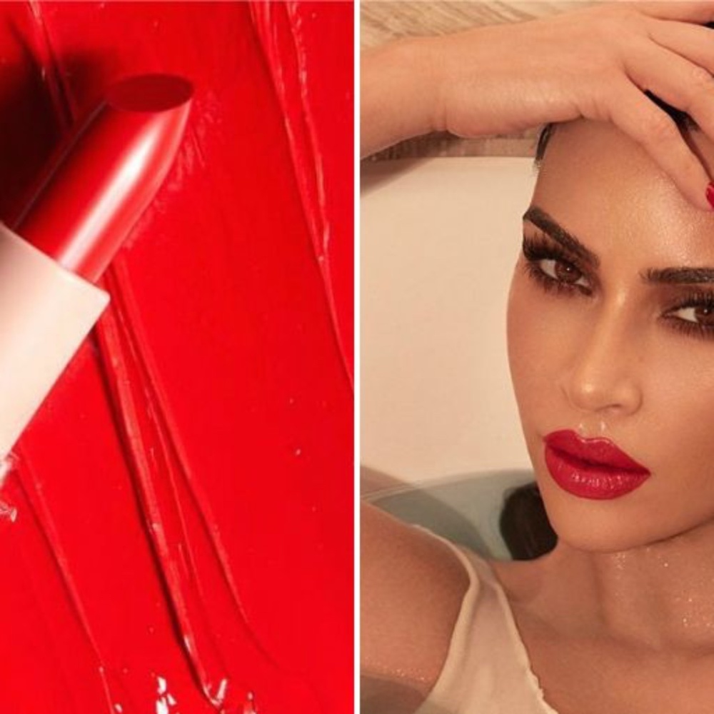 KKW Beauty "Classic Red" lipstick